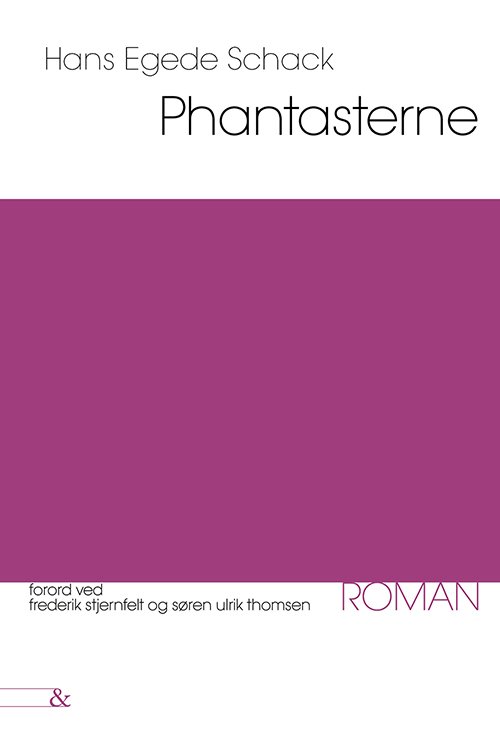 Cover for Hans Egede Schack · En klassiker til tiden: Phantasterne (Hæftet bog) [1. udgave] (2014)