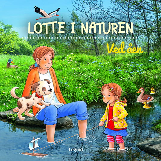 Cover for Sandra Grimm · Lotte i naturen: Lotte ved åen (Pappbok) [1:a utgåva] (2023)