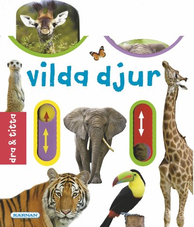 Cover for Karolina Hjertonsson · Dra &amp; titta: Vilda djur (Map) (2017)