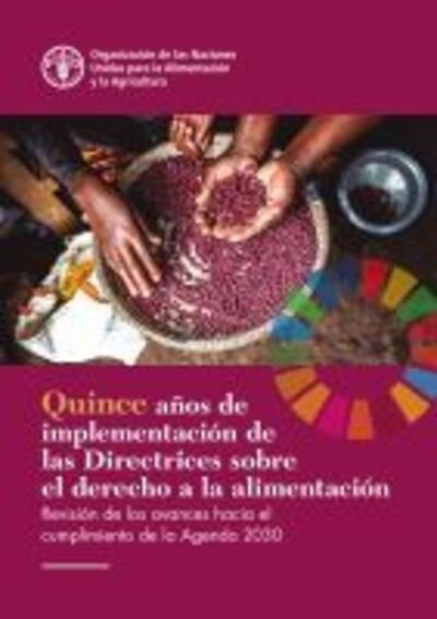 Cover for Food and Agriculture Organization of the United Nations · Fifteen Years Implementing the Right to Food Guidelines (Spanish Edition): Reviewing Progress to Achieve the 2030 Agenda (Pocketbok) (2020)