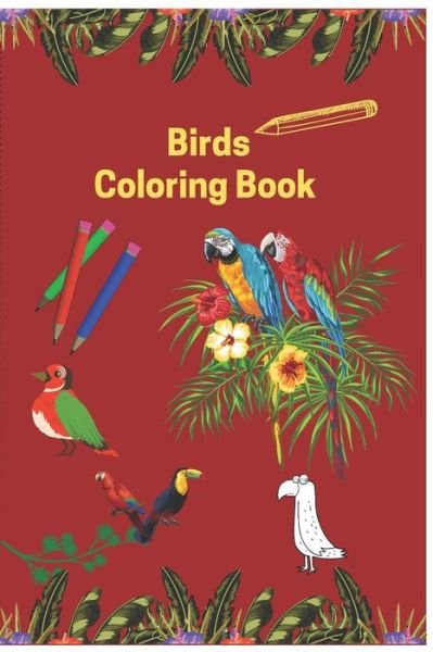 Cover for Aimad · Birds Coloring Book (Paperback Bog) (2020)