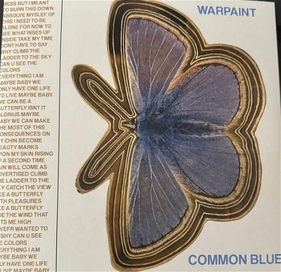 Cover for Warpaint · Common Blue / Underneath (Transparant Blue Vinyl) (7&quot;) (2024)