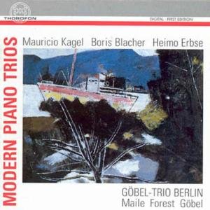 Cover for Blacher / Gobel Trio Berlin · Modern Piano Trios (CD) (1992)