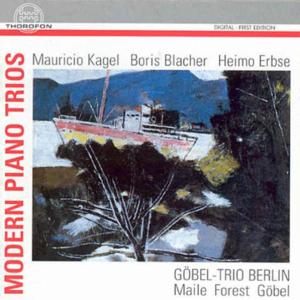 Modern Piano Trios - Blacher / Gobel Trio Berlin - Música - THOROFON - 4003913121479 - 1 de março de 1992