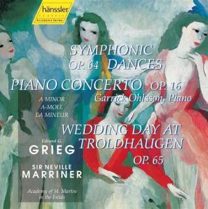 Cover for Sir Nevill Marriner · Symphonic Dances Op.64/Piano Concer (CD) (2005)