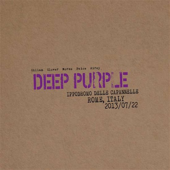 Live In Rome 2013 - Deep Purple - Música - VERYCORDS - 4029759145479 - 20 de dezembro de 2019