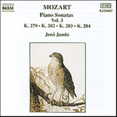 MOZART: Piano Sonatas Vol.3 - Jenö Jando - Musiikki - Naxos - 4891030504479 - keskiviikko 16. lokakuuta 1991