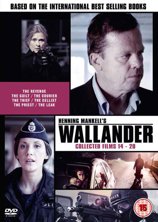 Cover for Wallander Collected Films 1420 DVD V2 · Wallander - Films 14 to 20 (DVD) (2014)