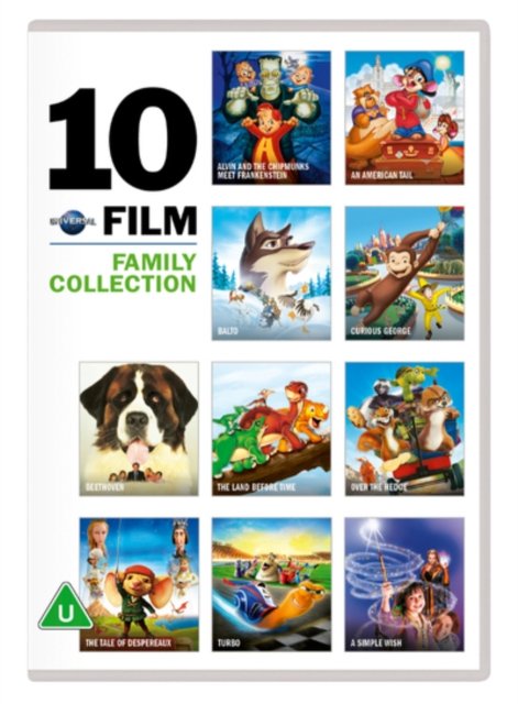 Cover for Uni 10 Film Family Col. DVD · Family 10 Movie Collection (DVD) (2020)