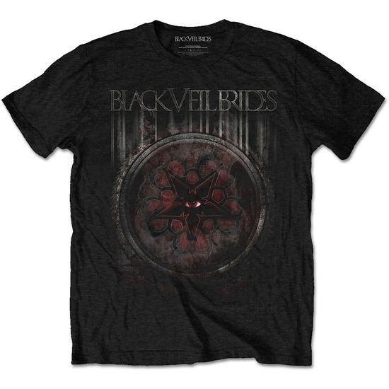 Cover for Black Veil Brides · Black Veil Brides Unisex T-Shirt: Rusted (T-shirt) [size S] [Black - Unisex edition]