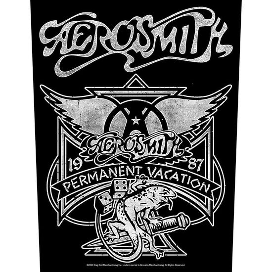 Aerosmith Back Patch: Permanent Vacation - Aerosmith - Fanituote -  - 5056365710479 - 