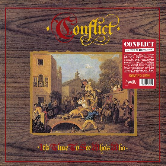 Cover for Conflict · Its Time To See Whos Who (Orange Vinyl) (LP) (2023)