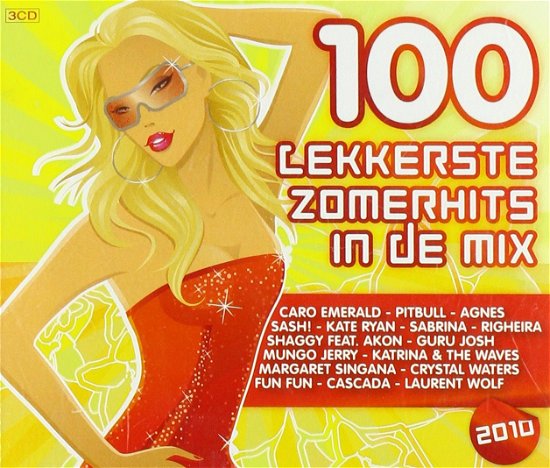 Cover for 100 Lekkerste Zomerhits In De Mix 2010 · 100 Lekkerste Zomerhits In De (CD) (2015)