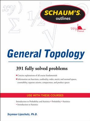Cover for Seymour Lipschutz · Schaums Outline of General Topology (Taschenbuch) [Ed edition] (2011)