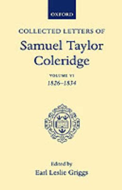 Cover for Coleridge · Collected Letters of Samuel Taylor Coler (Hardcover Book) (2002)