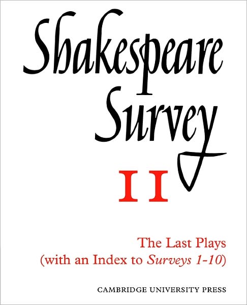 Shakespeare Survey With Index 1-10 - Shakespeare Survey Paperback Set - Allardyce Nicoll - Books - Cambridge University Press - 9780521523479 - November 28, 2002