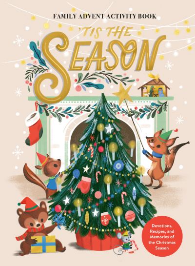 Cover for Ink &amp; Willow · 'Tis the Season Family Advent Activity Book (Hardcover Book) (2023)