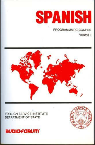 Cover for Foreign Service Institute · Spanish Programmatic Course (Spanish Programmatic Vol. 1) (Spanish Edition) (Pocketbok) [Spanish, Edition Info Not Noted edition] (1994)