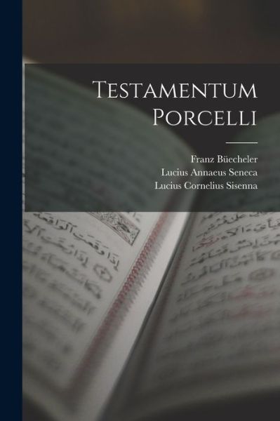 Cover for Marcus Terentius Varro · Testamentum Porcelli (Book) (2022)