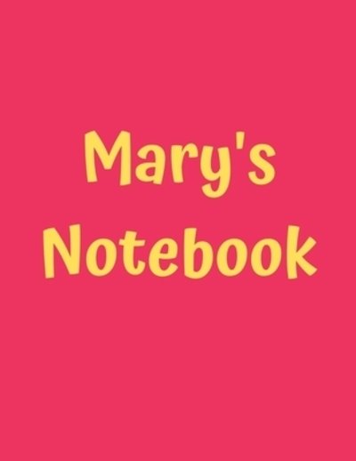 Cover for 99 Notes · Mary's Notebook (Pocketbok) (2019)