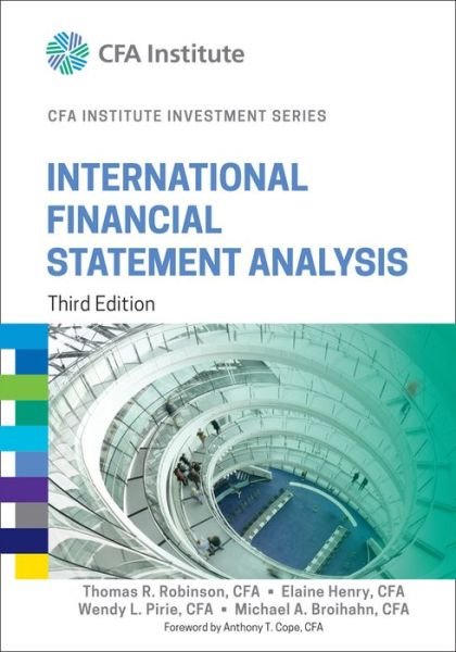 Cover for Robinson · International Financial Statem (Bok) [3rd edition] (2015)