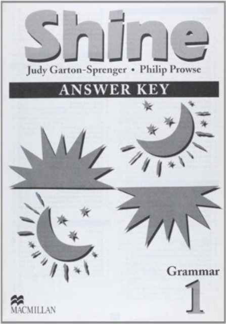 Cover for Judy Garton-Sprenger · Shine Grammar 1 Answer Key (Paperback Book) (2002)