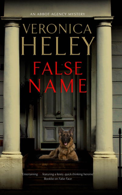 Cover for Veronica Heley · False Name - An Abbot Agency mystery (Hardcover Book) [Main - Large Print edition] (2025)