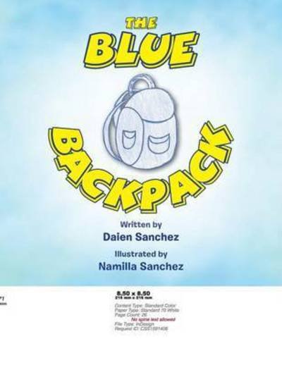 Cover for Daien Sanchez · The Blue Backpack (Paperback Bog) (2016)