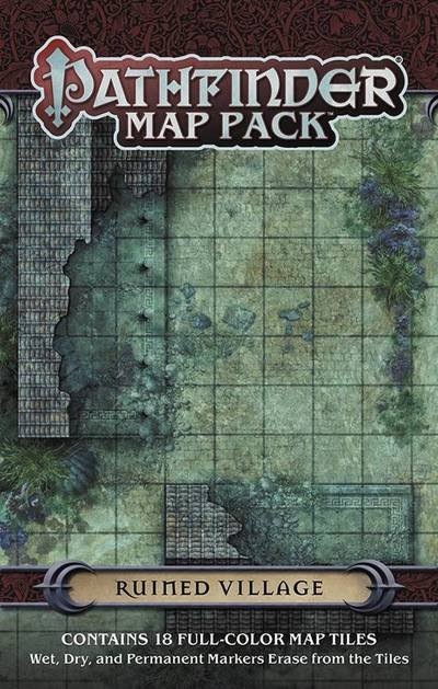 Pathfinder Map Pack: Ruined Village - Jason A. Engle - Lautapelit - Paizo Publishing, LLC - 9781601259479 - tiistai 25. heinäkuuta 2017