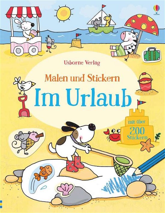 Cover for Greenwell · Malen und Stickern:Im Urlaub (Book)