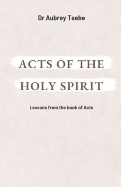 Cover for Bil Publishers · Acts of the Holy Spirit (Paperback Book) (2022)