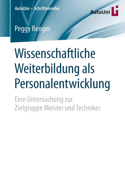 Cover for Renger · Wissenschaftliche Weiterbildung (Book) (2016)