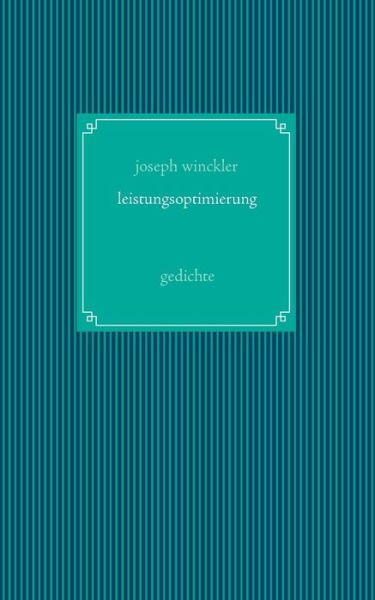 Cover for Joseph Winckler · Leistungsoptimierung (Paperback Book) [German edition] (2013)