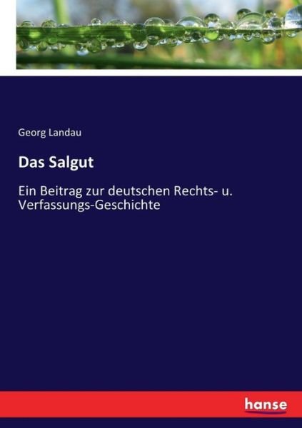 Cover for Landau · Das Salgut (Book) (2021)
