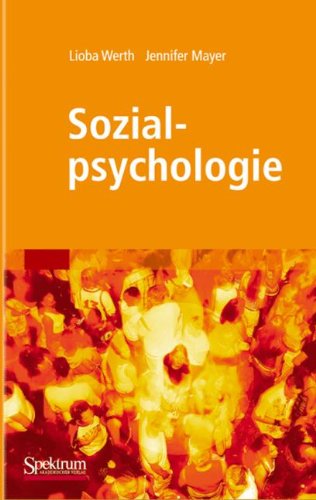 Cover for Lioba Werth · Sozialpsychologie - Sav Psychologie (Hardcover Book) [2008 edition] (2007)