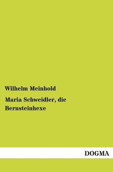 Cover for Wilhelm Meinhold · Maria Schweidler, Die Bernsteinhexe (Paperback Book) [German edition] (2012)