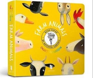 Cover for Katerina Taberko · Farm Animals - Collect the rainbow (Board book) (2022)