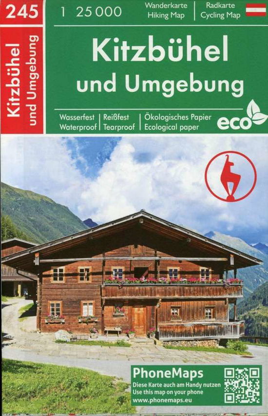 Kitzbühel und Umgebung, Wander- Radkte (Book)