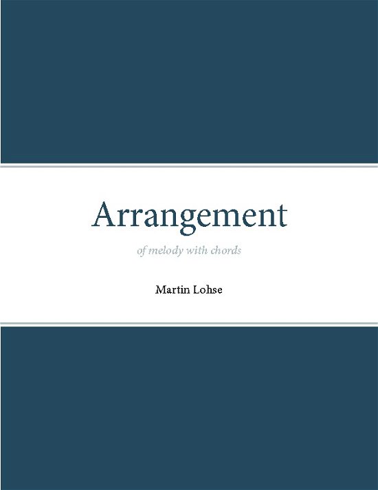 Cover for Martin Lohse · Arrangement (Paperback Book) [1st edition] (2022)