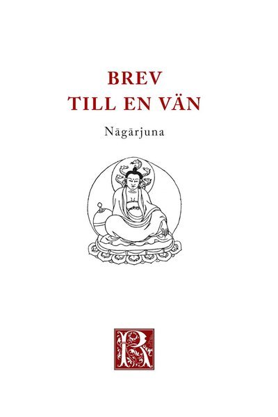 Cover for Nâgârjuna · Brev till en vän (Book) (2011)