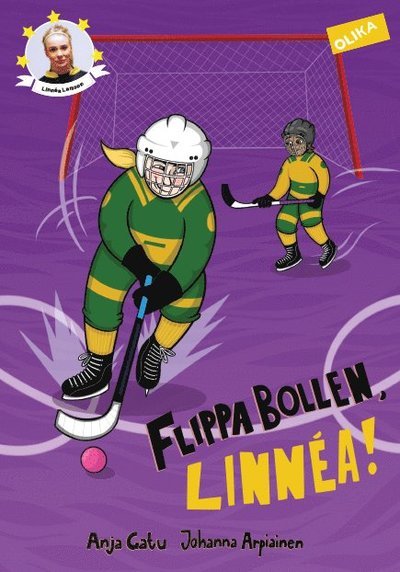 Cover for Anja Gatu · Bandystjärnor: Flippa bollen, Linnéa! (Innbunden bok) (2019)