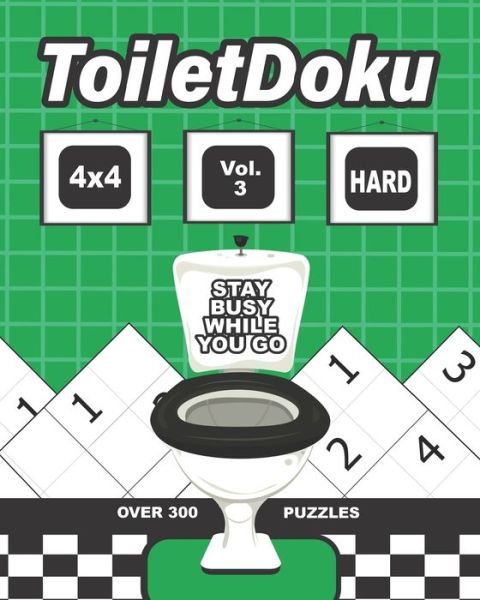 ToiletDoku Vol 3 4x4 Hard - Lake Cottage Press - Książki - Independently Published - 9798649338479 - 28 maja 2020