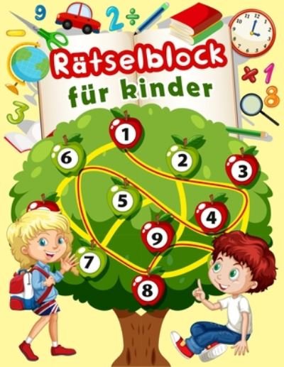 Cover for Bk Bouchama Rätselbuch · Ratselblock fur kinder (Pocketbok) (2020)