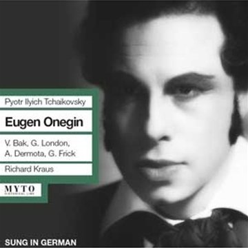 Cover for Tchaikovsky / London · Eugen Onegin (Sung in German) (CD) (2009)