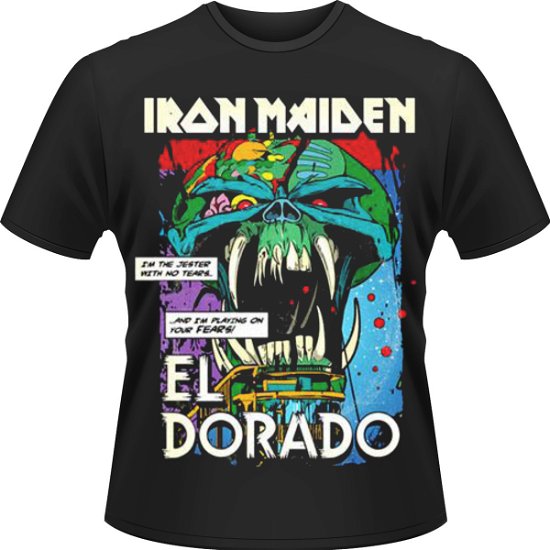 Cover for Iron Maiden · El Dorado Black (T-shirt) [size L] (2012)