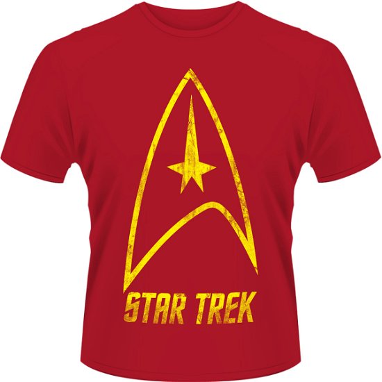 Cover for Star Trek · Badge Logo (Cherry) (T-shirt) [size XL] (2014)