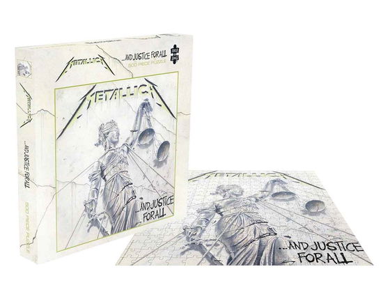 And Justice for All (500 Piece Jigsaw Puzzle) - Metallica - Jogo de tabuleiro - ROCK SAW PUZZLES - 0803343234480 - 27 de setembro de 2019