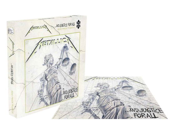 And Justice for All (500 Piece Jigsaw Puzzle) - Metallica - Gesellschaftsspiele - ROCK SAW PUZZLES - 0803343234480 - 27. September 2019