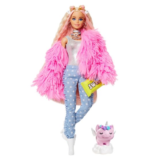 Cover for Mattel · Barbie Extra Pop - Fluffy Pink Jacket (Legetøj) (2020)