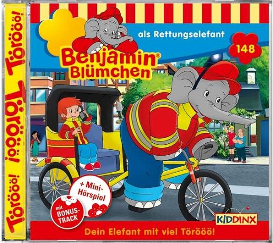 Cover for Benjamin Blümchen · Folge 148:...als Rettungselefant (CD) (2021)